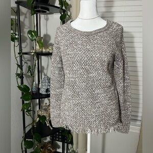 Lucky Brand Fringe Knit Sweater